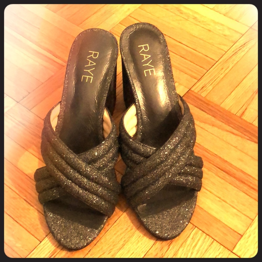 RAYE silver heeled sandals